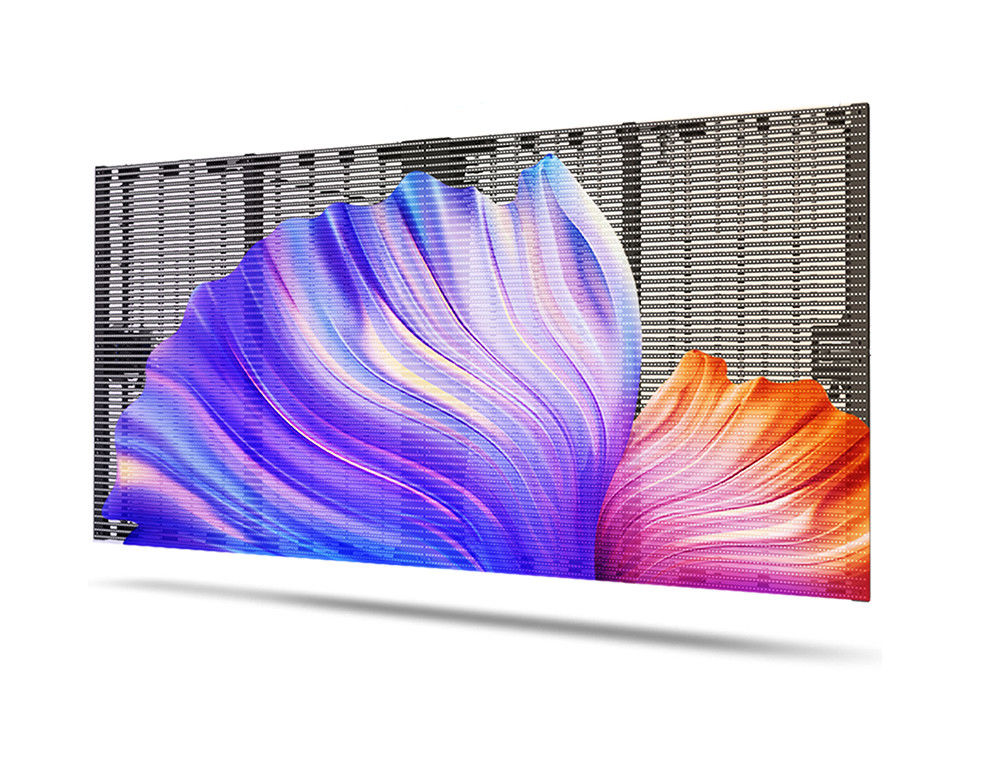 P2.6-5.2 HD Panneau d'affichage LED transparent de 2500 nits Installation suspendue