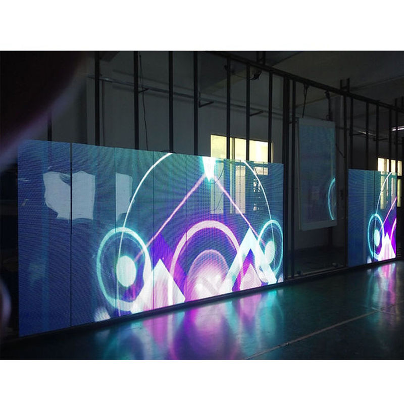 Panneau d'affichage LED transparent mince 4K haute définition multicolore