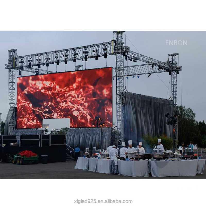 P2.604mm LED Wall On Hire Taux de rafraîchissement 3840HZ Pour la représentation sur scène