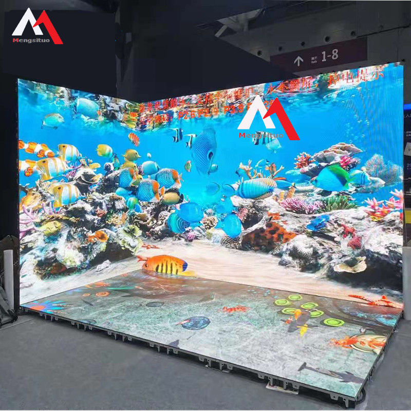 Écran d'affichage LED intérieur RVB fixe SMD1212 pour centre commercial