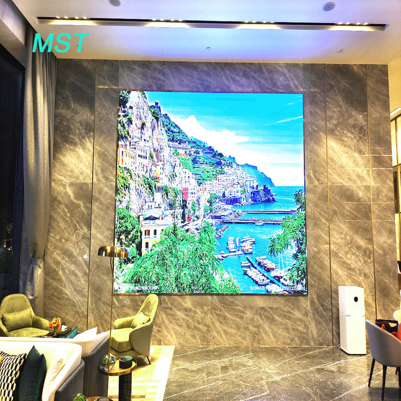 Écran d'affichage LED intérieur RVB fixe SMD1212 pour centre commercial
