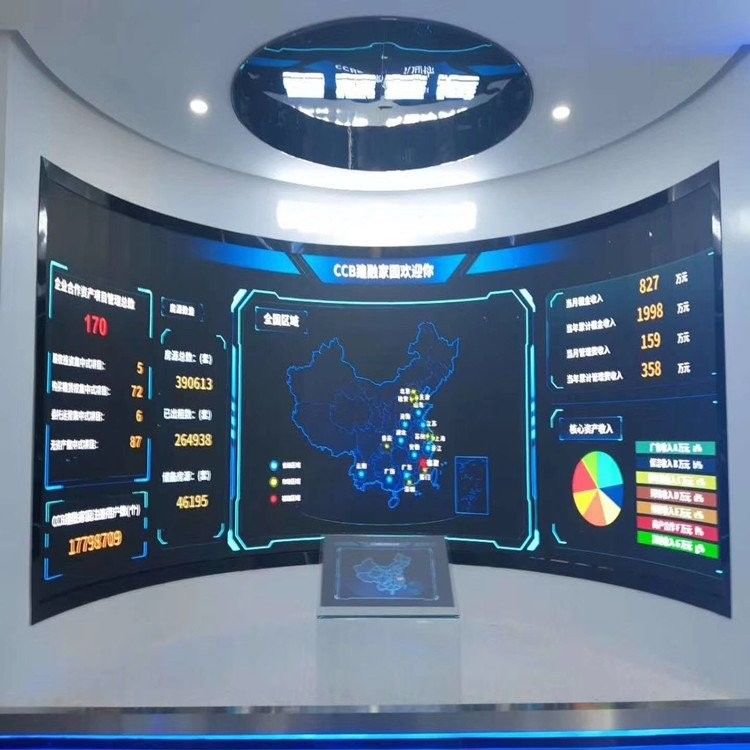 Écran mural à LED P3.91 résistant à l'eau Multicolore pour l'extérieur intérieur
