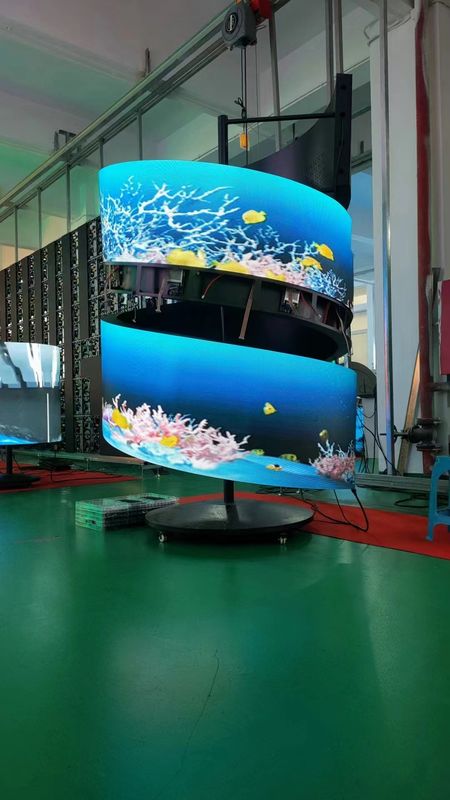 3840HZ mur vidéo de concert courbé, écran LED SMD1515 pour spectacle de scène