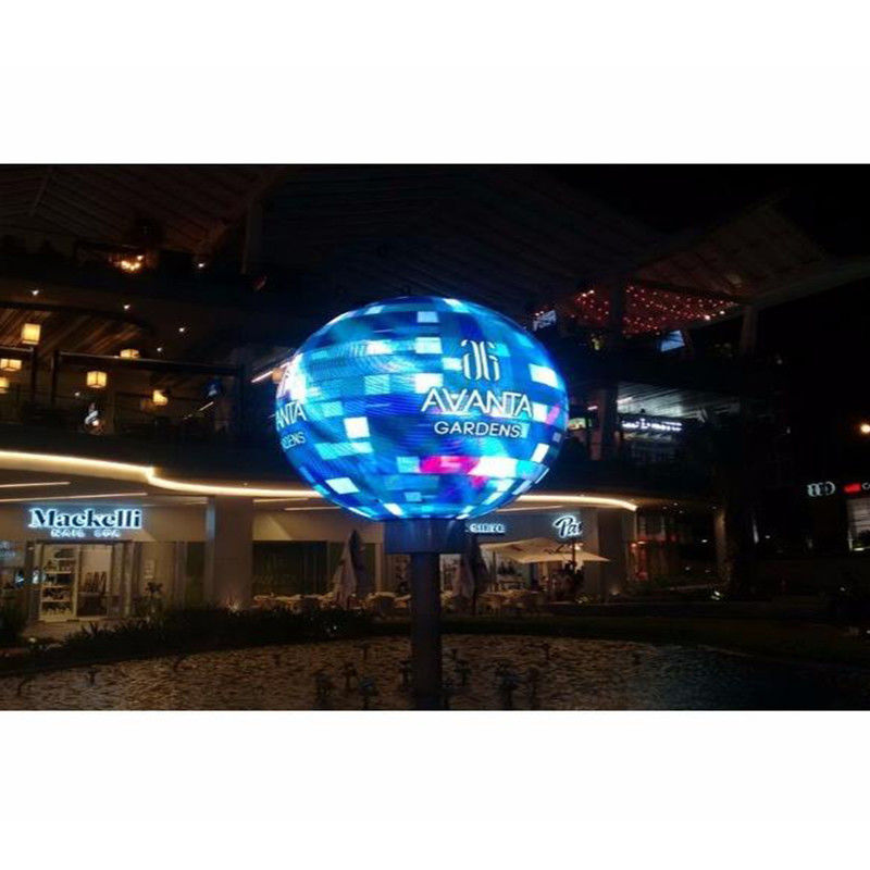 Écran extérieur à LED flexible 4 mm Pixel Pitch Multicolor