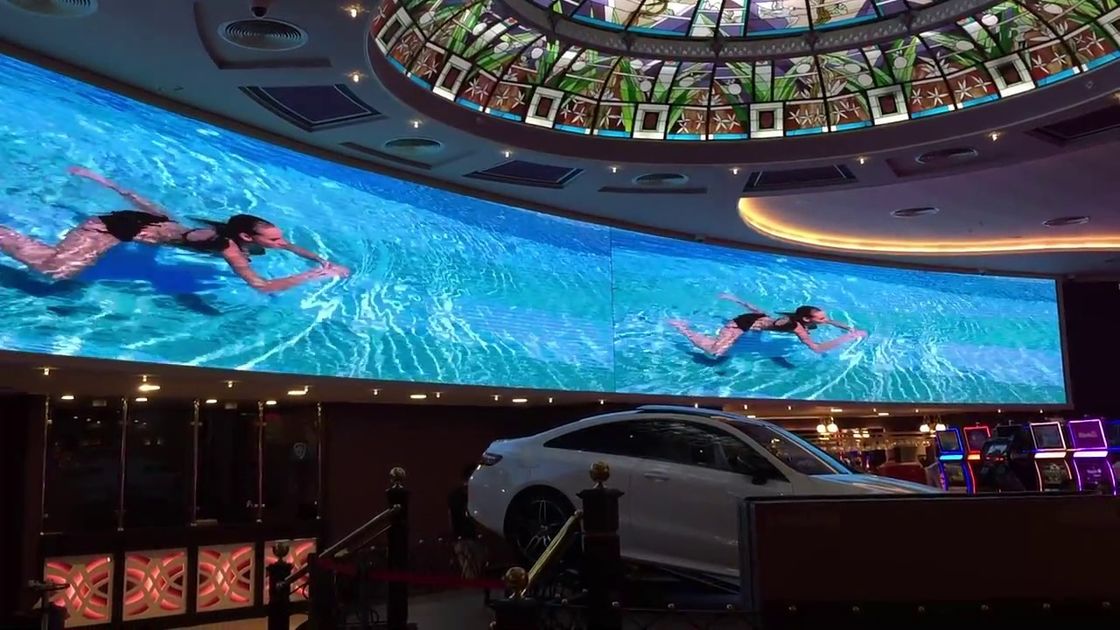 3840Hz IP65 Technologie d' écran innovante, mur vidéo LED multicolore flexible