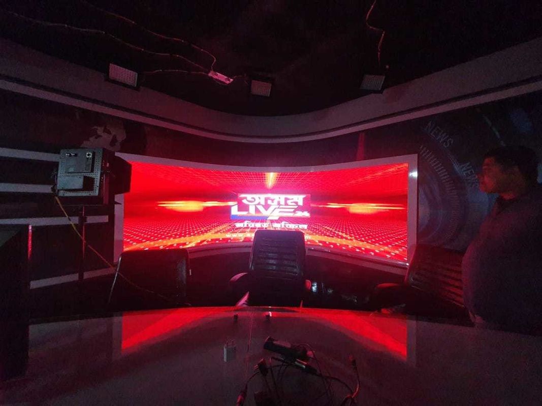 Affichage LED RGB HD pour événement de scène Multicolore flexible pour concert