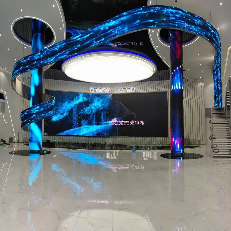 Technologie d' écran innovante commerciale P2.5, écran LED plein couleur intérieur fixe
