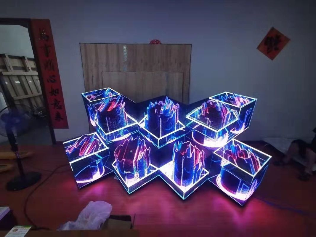 Affichage à LED flexible léger Paroi de l'écran Multicolore 2 mm Pixel Pitch